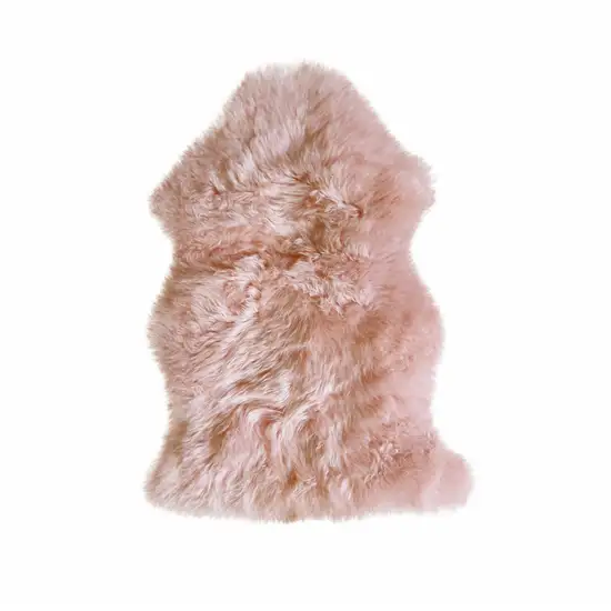 Pink Single Sheepskin - Area Rug Photo 1