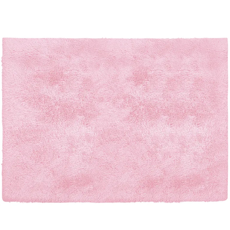 Pink Solid Modern Area Rug Photo 2