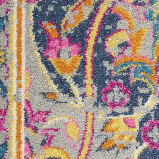 Pink And Green Dhurrie Area Rug Photo 3