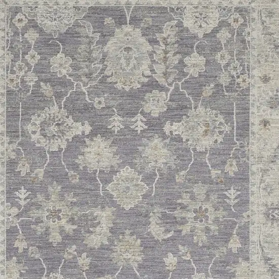 Pink and Ivory Floral Power Loom Area Rug Photo 8