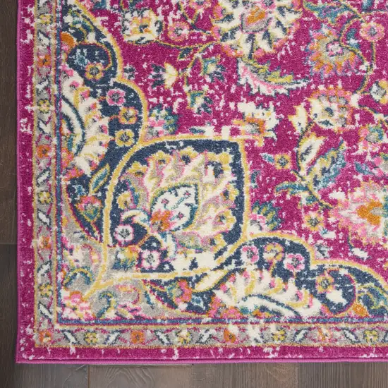 Pink Dhurrie Area Rug Photo 3