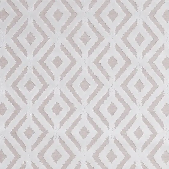 Pink and White Power Loom Area Rug Photo 6