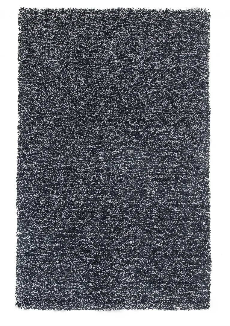 Polyester Black Heather Area Rug Photo 1