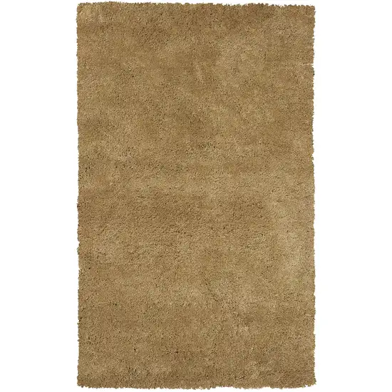 Polyester Gold Area Rug Photo 5