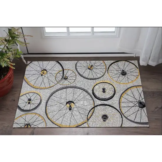 Gray Hand Tufted Area Rug Photo 1