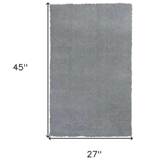 Polyester Grey Area Rug Photo 6