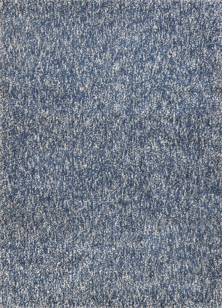 Polyester Indigo or  Ivory  Heather Area Rug Photo 1