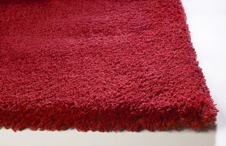 Polyester Red Area Rug Photo 4