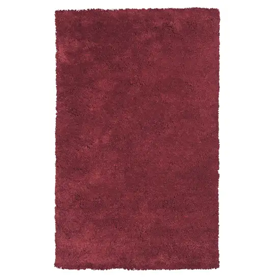 Polyester Red Area Rug Photo 1