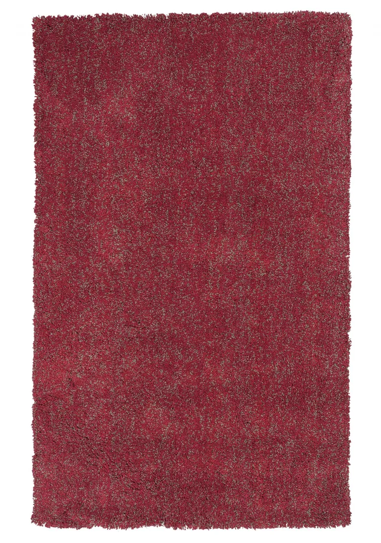 Polyester Red Heather Area Rug Photo 1