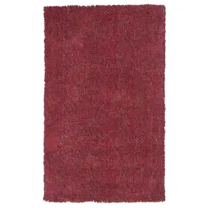 Photo of Polyester Red Heather Area Rug