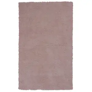 Photo of Polyester Rose Pink Area Rug