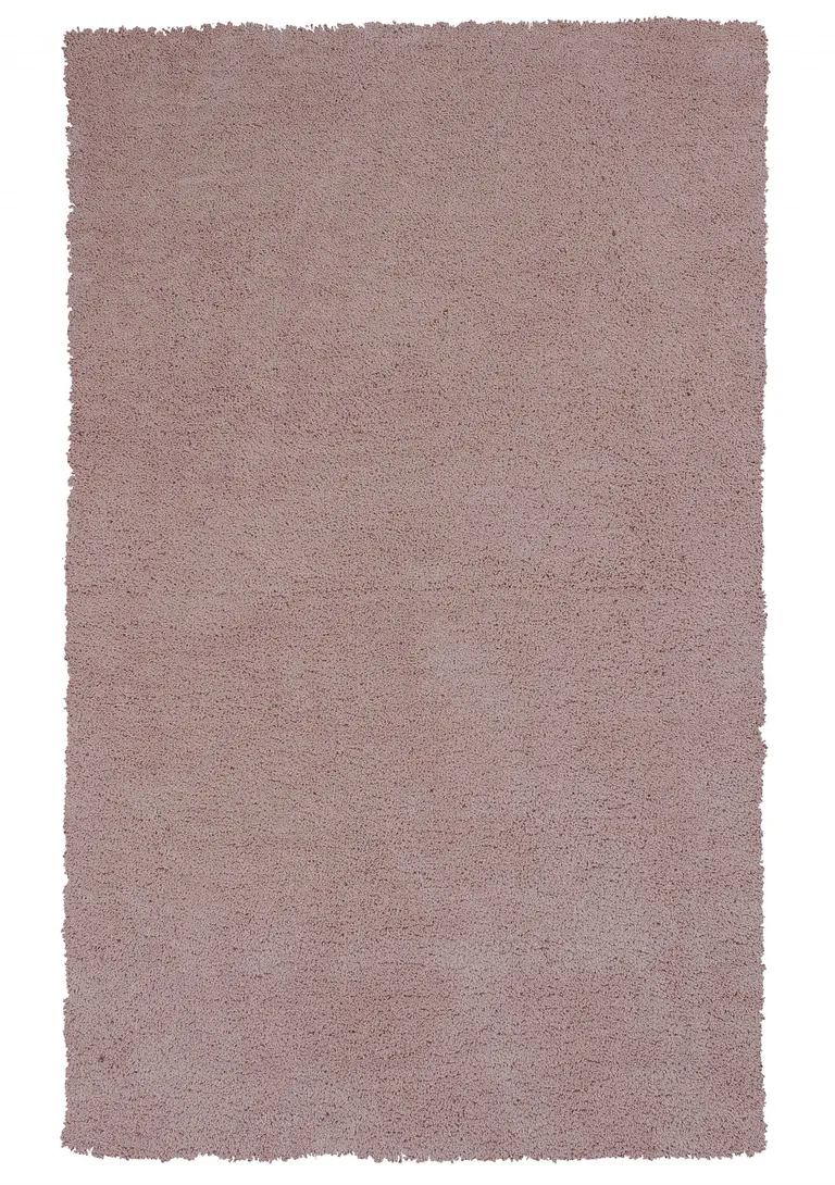 Polyester Rose Pink Area Rug Photo 1