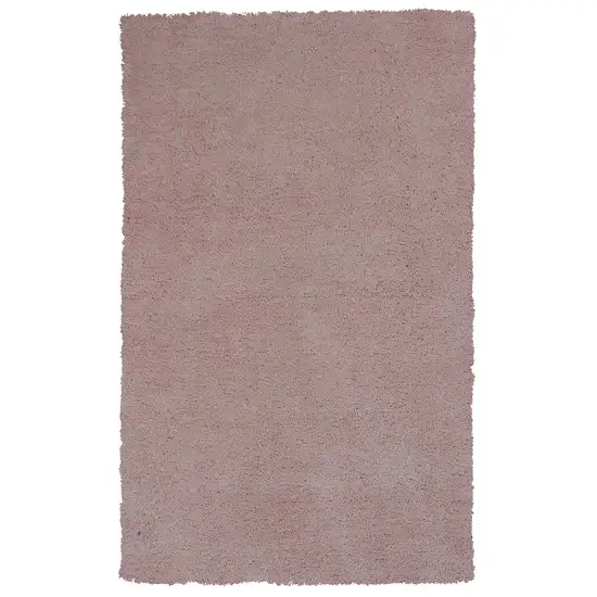 Polyester Rose Pink Area Rug Photo 1