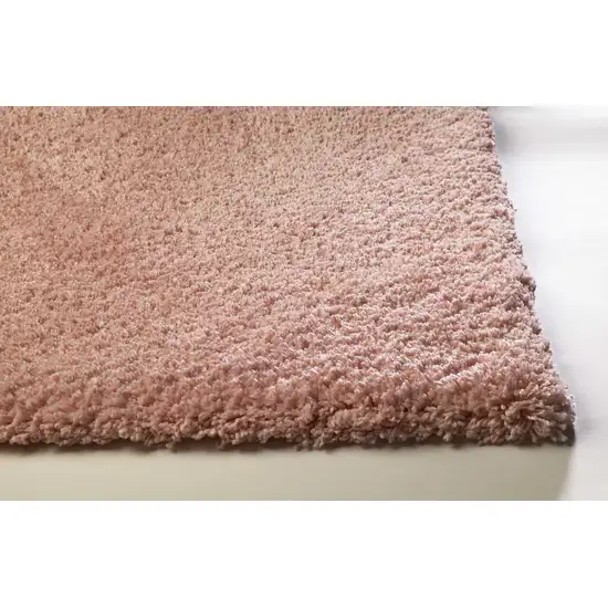 Polyester Rose Pink Area Rug Photo 5