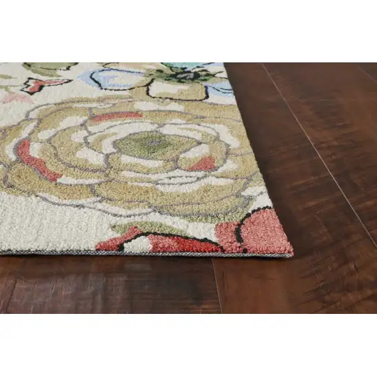 Polyester Sand Area Rug Photo 4