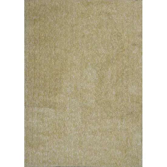 Polyester Yellow Heather Area Rug Photo 1