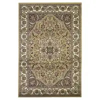 Photo of Polypropylene Beige or Ivory Accent Rug