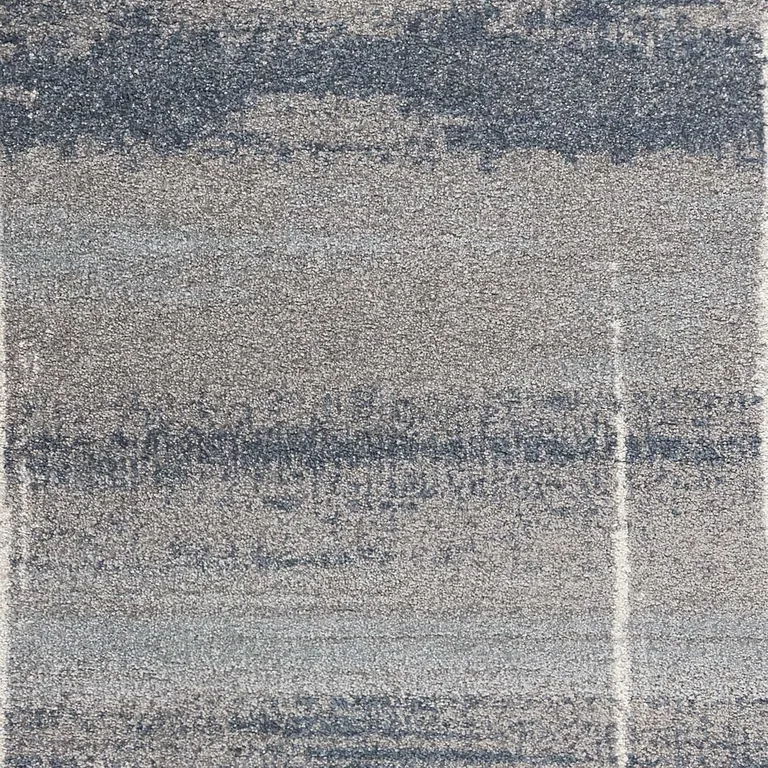 Polypropylene Blue Area Rug Photo 2