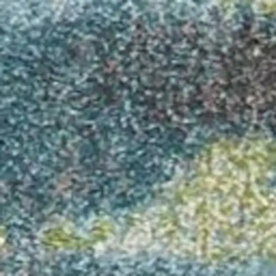 Polypropylene Blue Or  Green Area Rug Photo 4