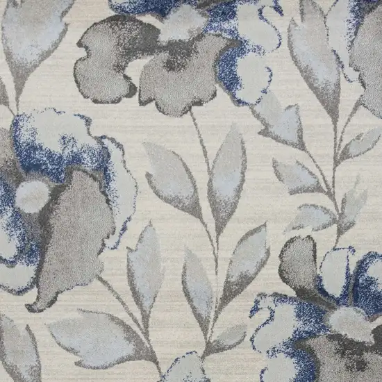 Blue and Gray Area Rug Photo 6