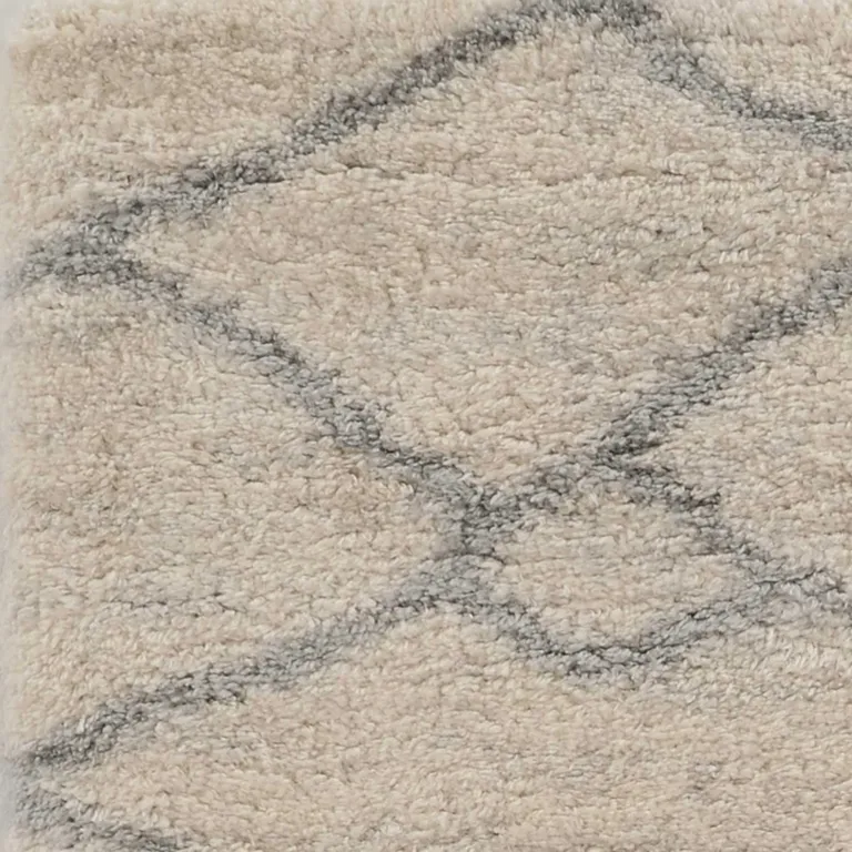 Polypropylene Ivory or Grey Area Rug Photo 2