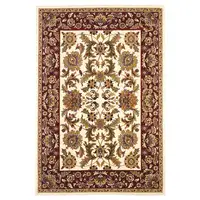 Photo of Polypropylene Ivory or Red Area Rug