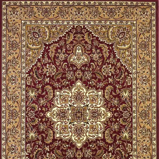 Polypropylene Red Or  Beige Area Rug Photo 7