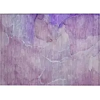 Photo of Purple Abstract Washable Non Skid Indoor Outdoor Area Rug