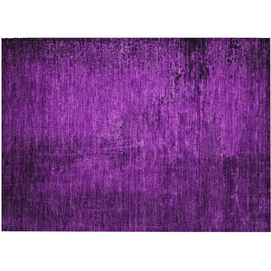 Purple Abstract Washable Non Skid Indoor Outdoor Area Rug Photo 2