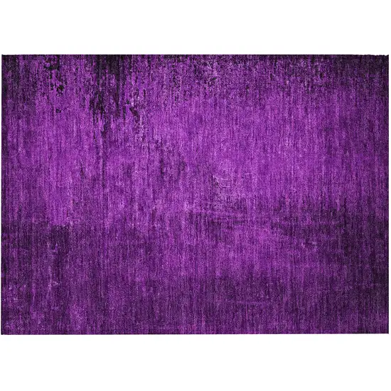 Purple Abstract Washable Non Skid Indoor Outdoor Area Rug Photo 4