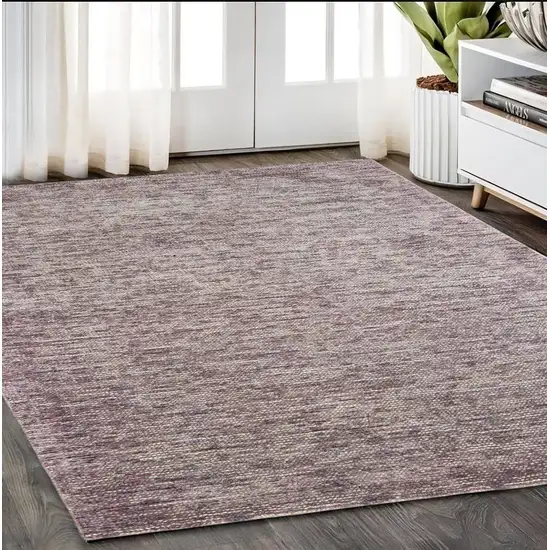 Purple And Pink Hand Tufted Area Rug Photo 1