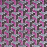 Photo of Purple Brown and Gray Geometric Power Loom Area Rug