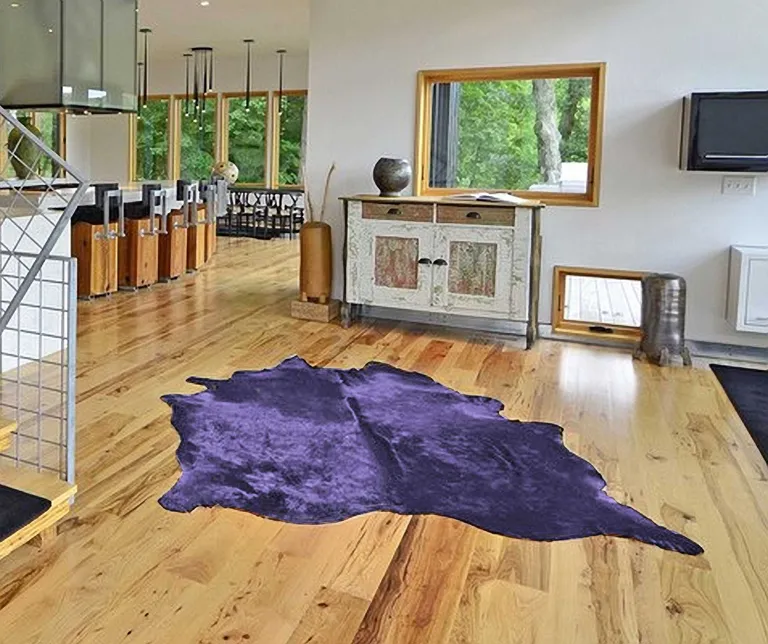 Purple Cowhide - Area Rug Photo 3