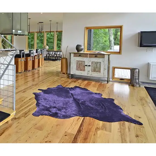 Purple Cowhide - Area Rug Photo 3