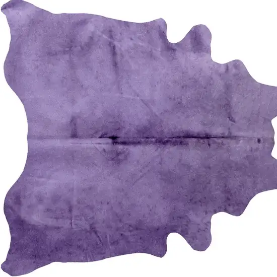 Purple Cowhide Cowhide Area Rug Photo 7