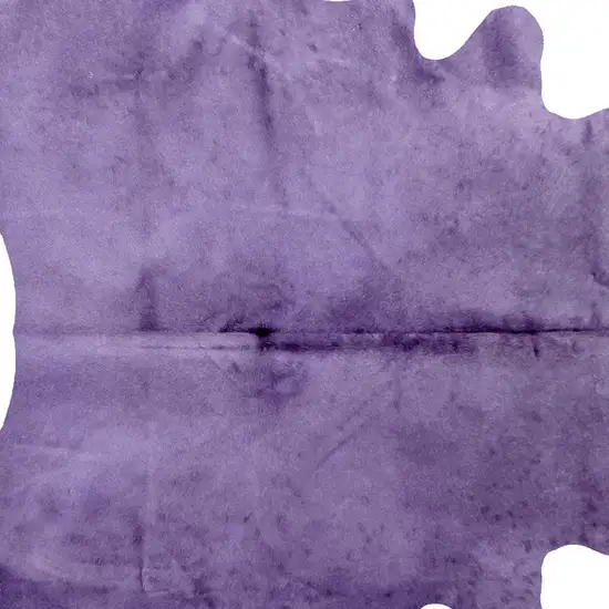 Purple Cowhide Cowhide Area Rug Photo 5