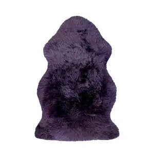 Photo of Purple New Zealand Natural Sheepskin Rug