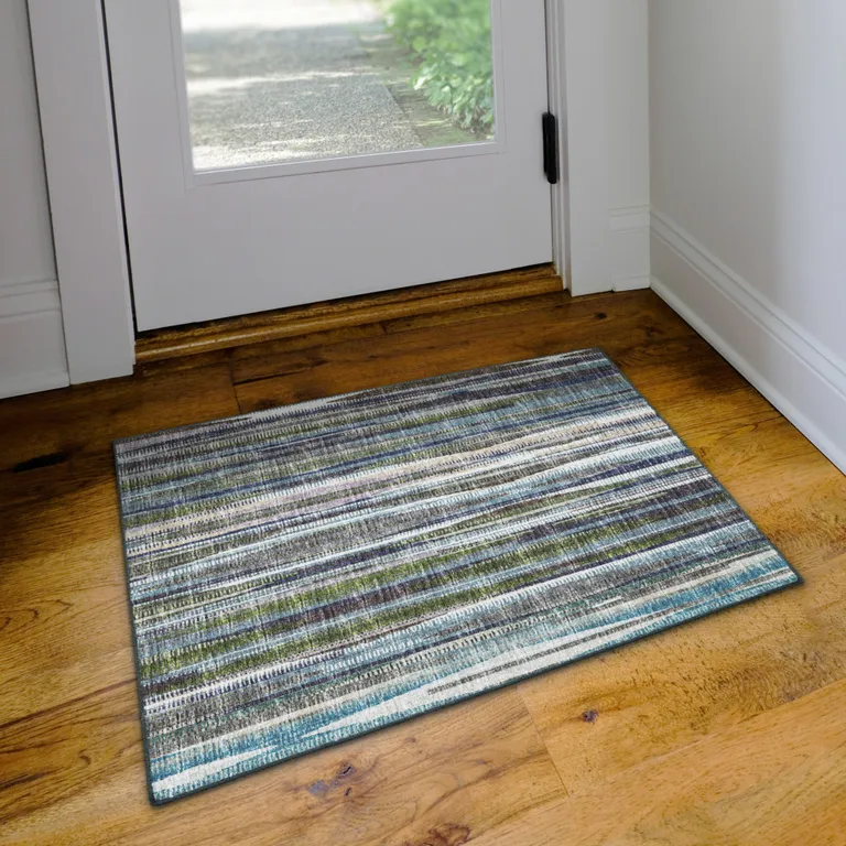 Purple Ombre Tufted Handmade Area Rug Photo 5