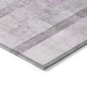 Photo of Purple Ombre Washable Non Skid Indoor Outdoor Area Rug