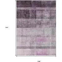 Photo of Purple Ombre Washable Non Skid Indoor Outdoor Area Rug