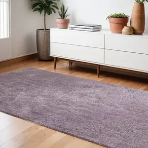 Photo of Purple Shag Hand Tufted Area Rug