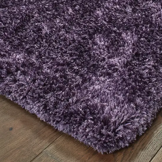 Purple Shag Hand Tufted Area Rug Photo 7