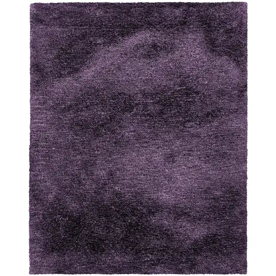 Purple Shag Hand Tufted Area Rug Photo 2