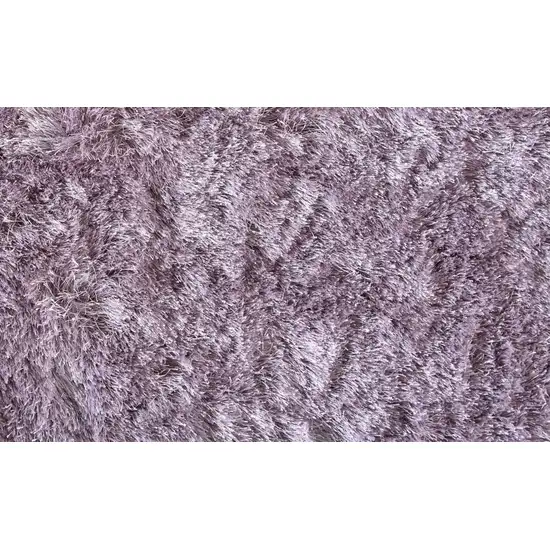 Purple Shag Tufted Handmade Area Rug Photo 9