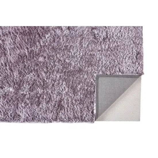 Purple Shag Tufted Handmade Area Rug Photo 3