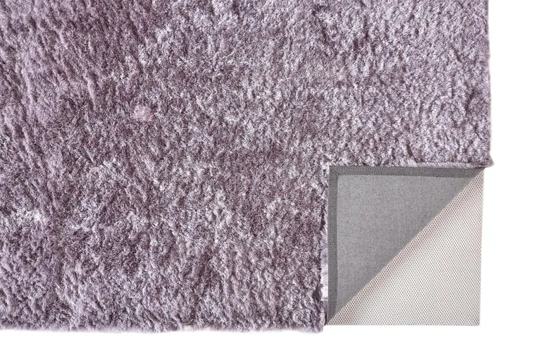 Purple Shag Tufted Handmade Area Rug Photo 3