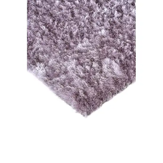 Purple Shag Tufted Handmade Area Rug Photo 4