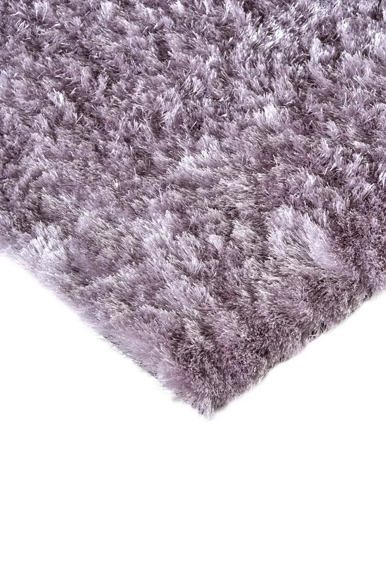 Purple Shag Tufted Handmade Area Rug Photo 4