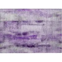 Photo of Purple Washable Non Skid Indoor Outdoor Area Rug